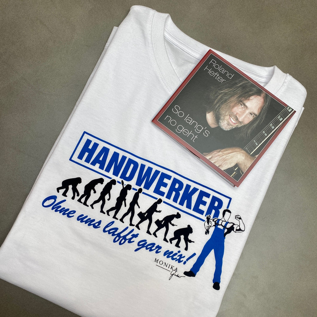 T-Shirt Handwerker + CD Roland Hefter